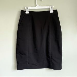 black pencil skirt